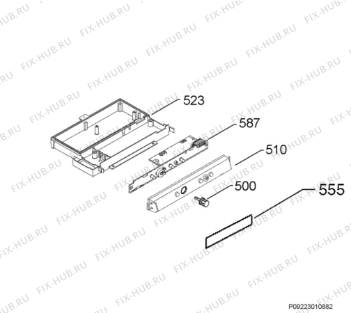 Взрыв-схема холодильника Aeg Electrolux A71109TSW0 - Схема узла Diffusor